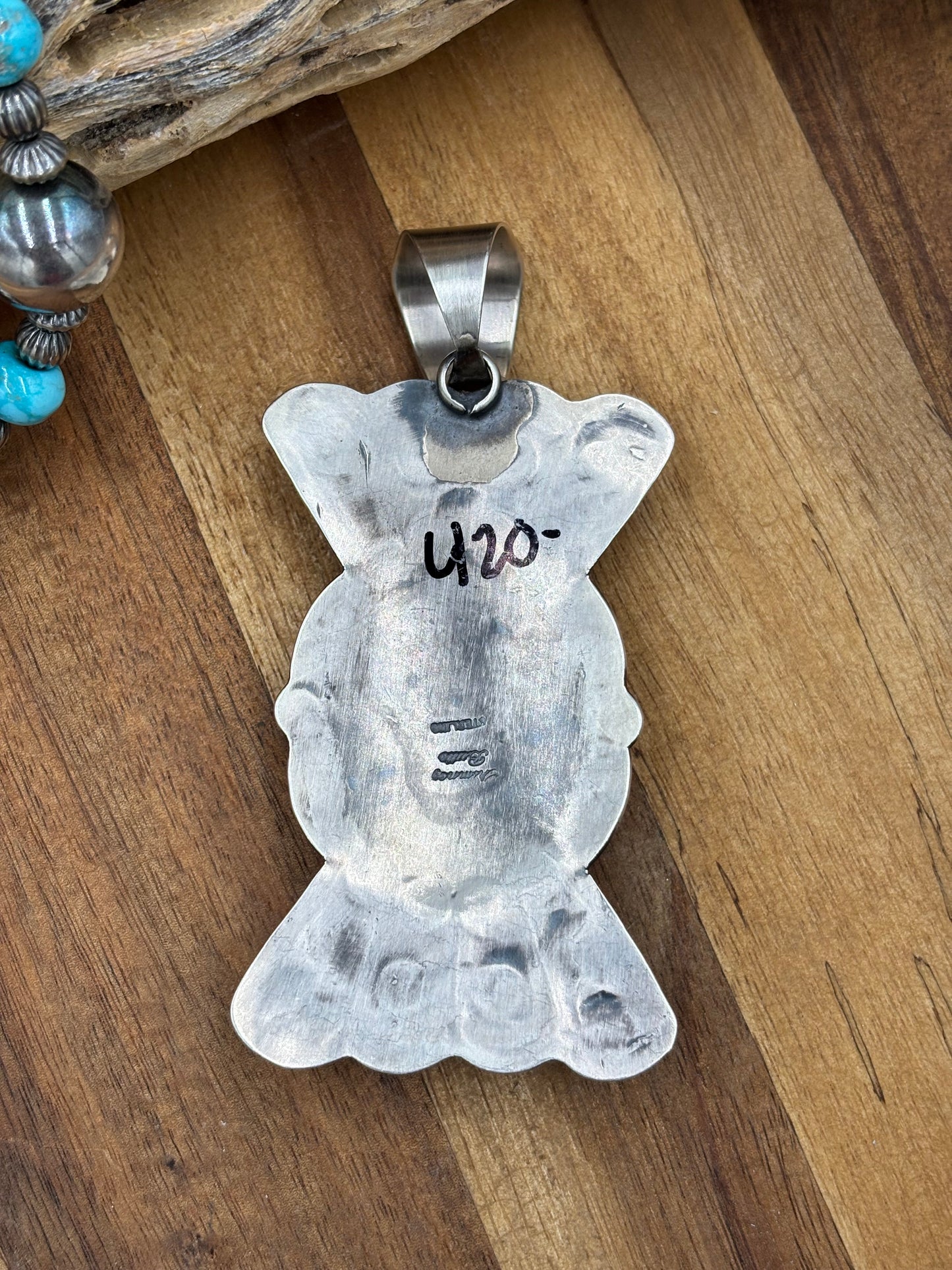 Turquoise Pendant Chimney Butte, Santo Domingo Pueblo