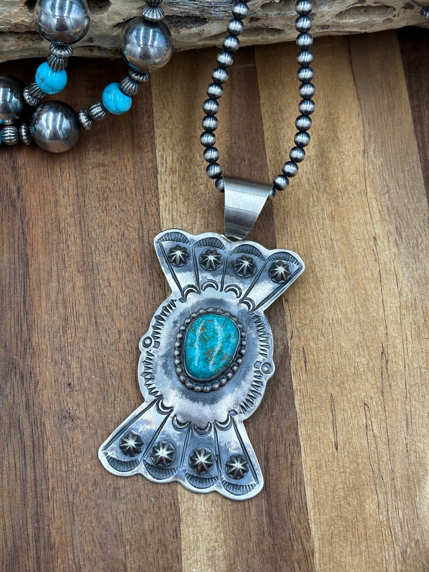 Turquoise Pendant Chimney Butte, Santo Domingo Pueblo