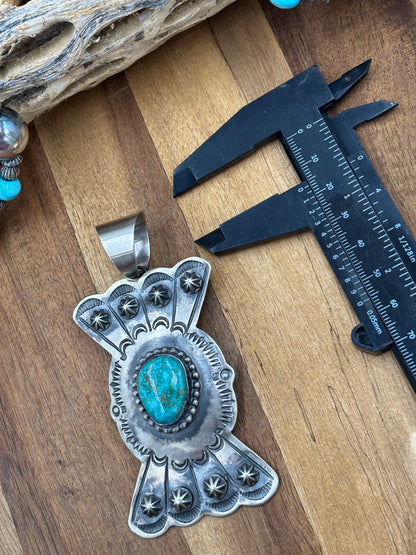 Turquoise Pendant Chimney Butte, Santo Domingo Pueblo