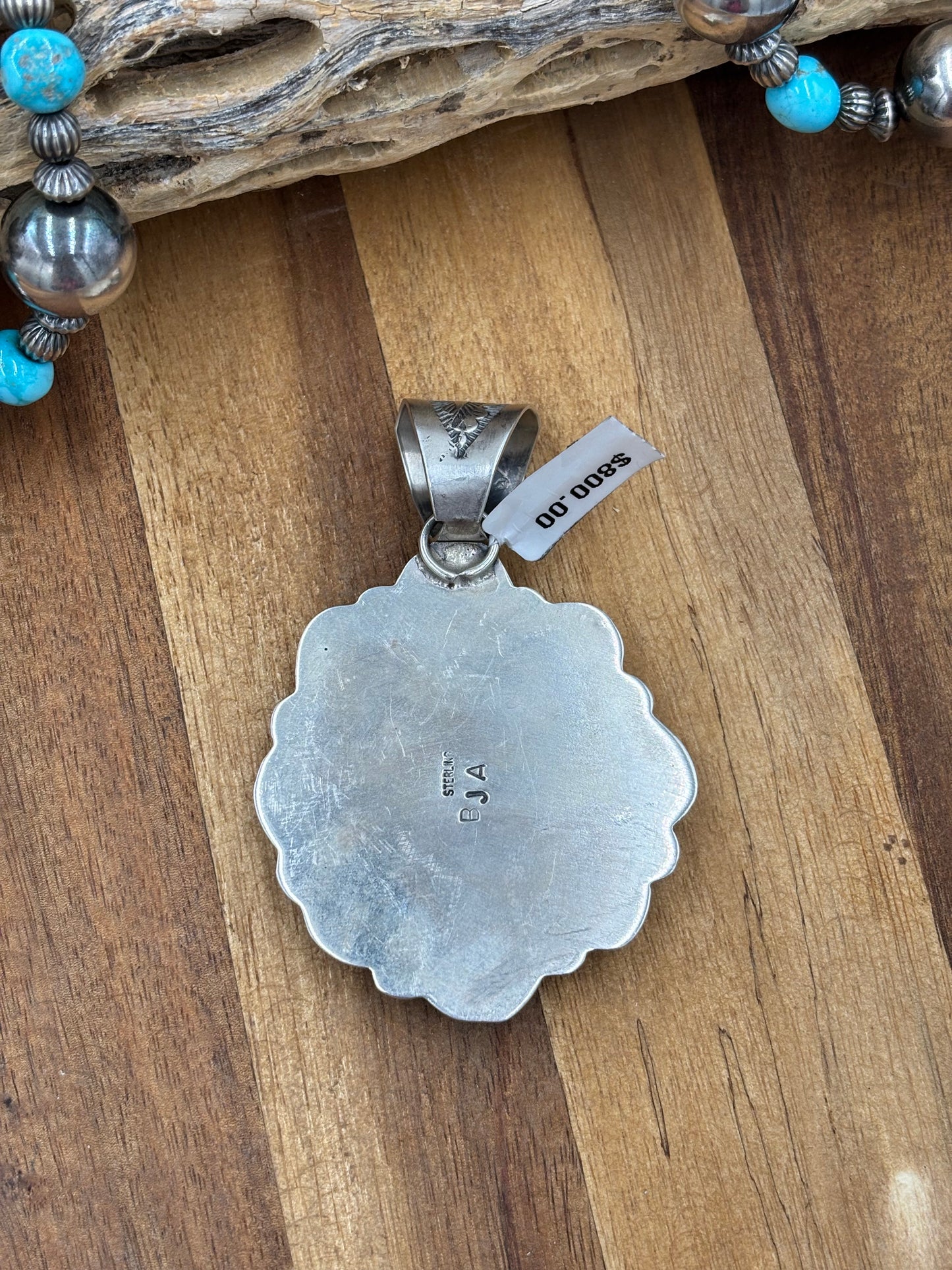 Palomino Cluster Pendant by Boyd Ashley, Navajo