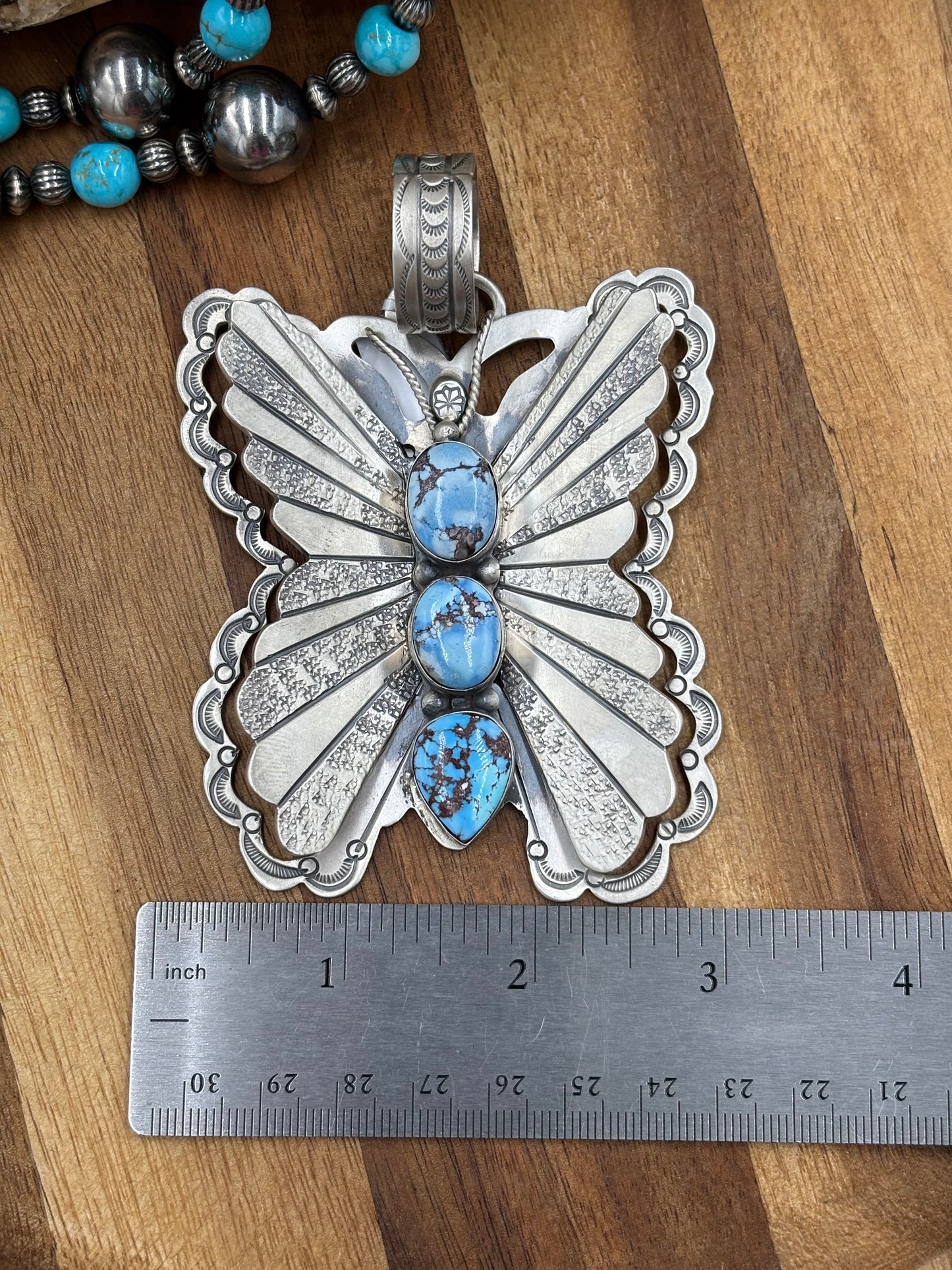 Golden Hills Butterfly Pendant