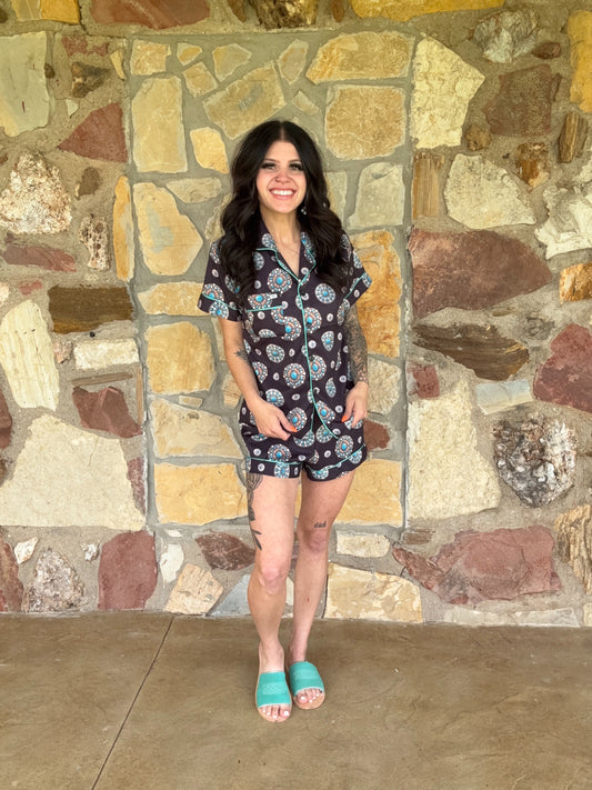 Turquoise Cluster Lounge Set
