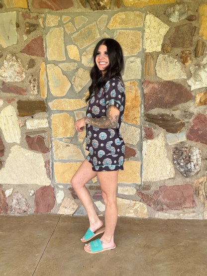 Turquoise Cluster Lounge Set