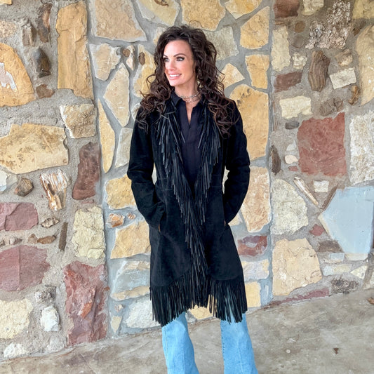 Midnight Trails Fringe Jacket