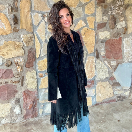 Midnight Trails Fringe Jacket