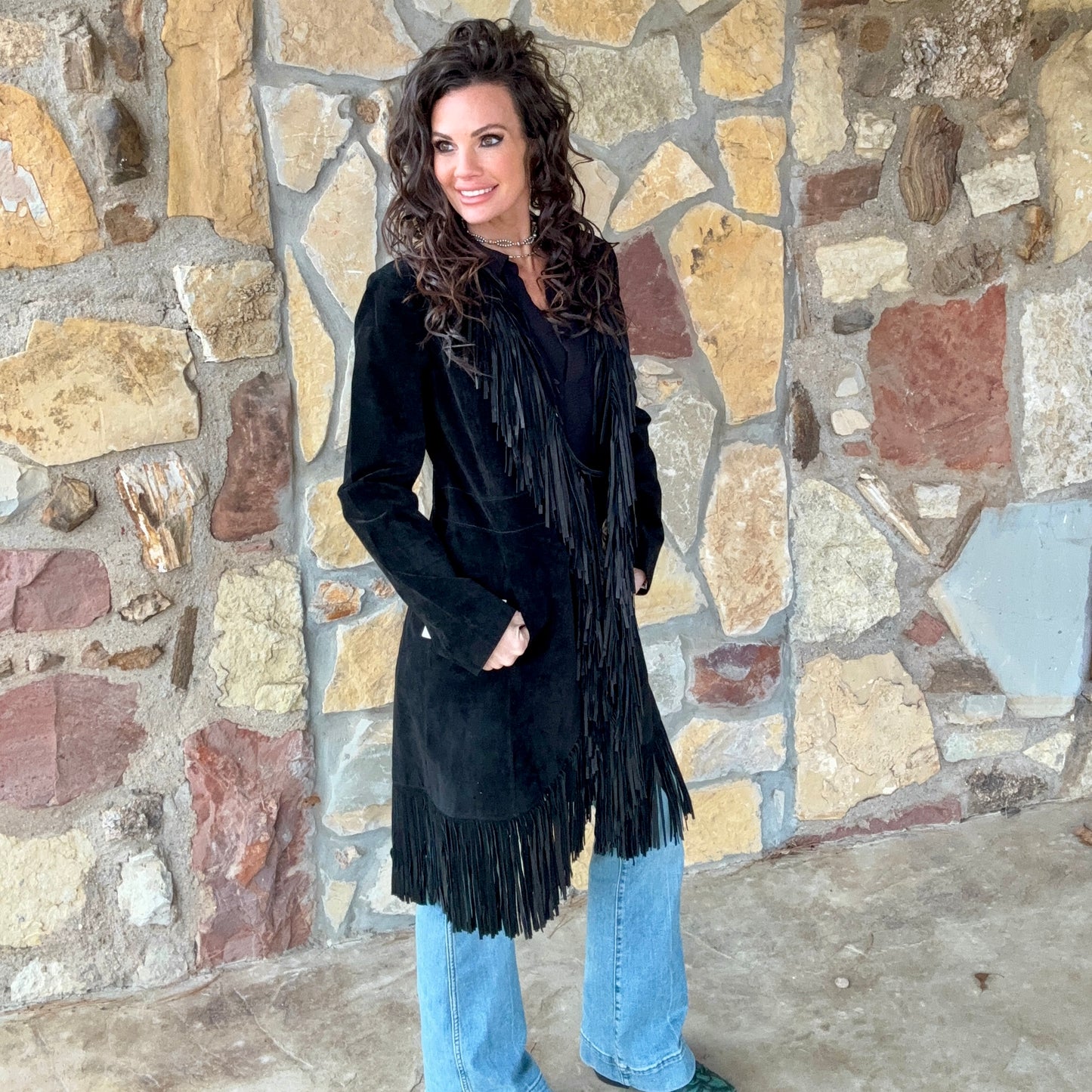 Midnight Trails Fringe Jacket