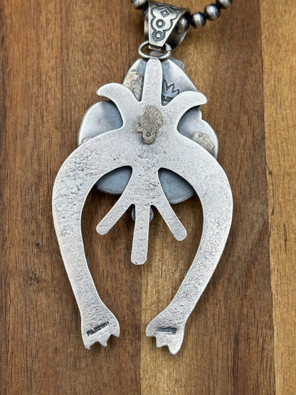 Palomino Cluster Naja Pendant by FL Begay, Navajo