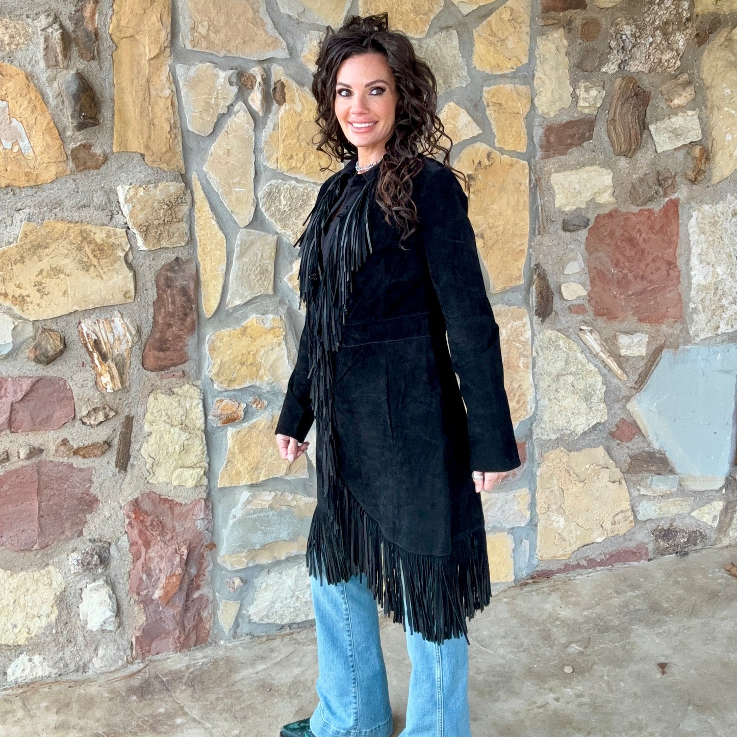 Midnight Trails Fringe Jacket