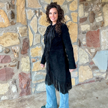 Midnight Trails Fringe Jacket