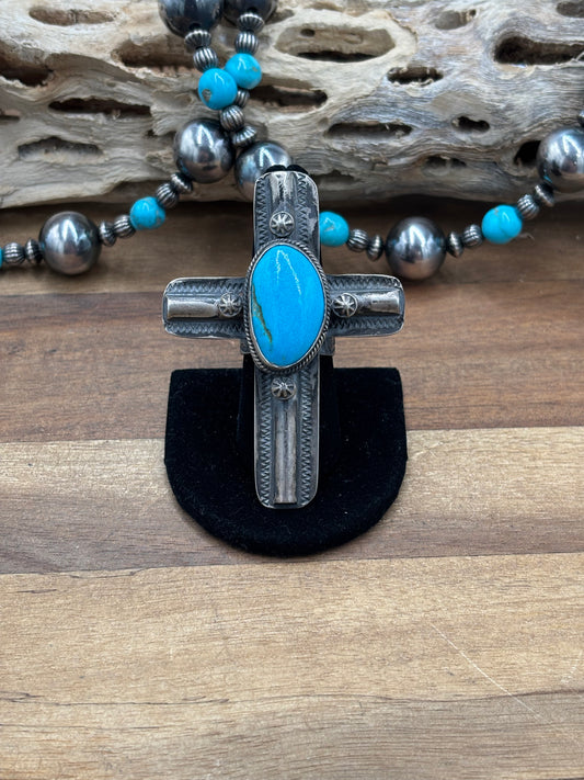 Cross #108-20 Turquoise Ring Adjustable