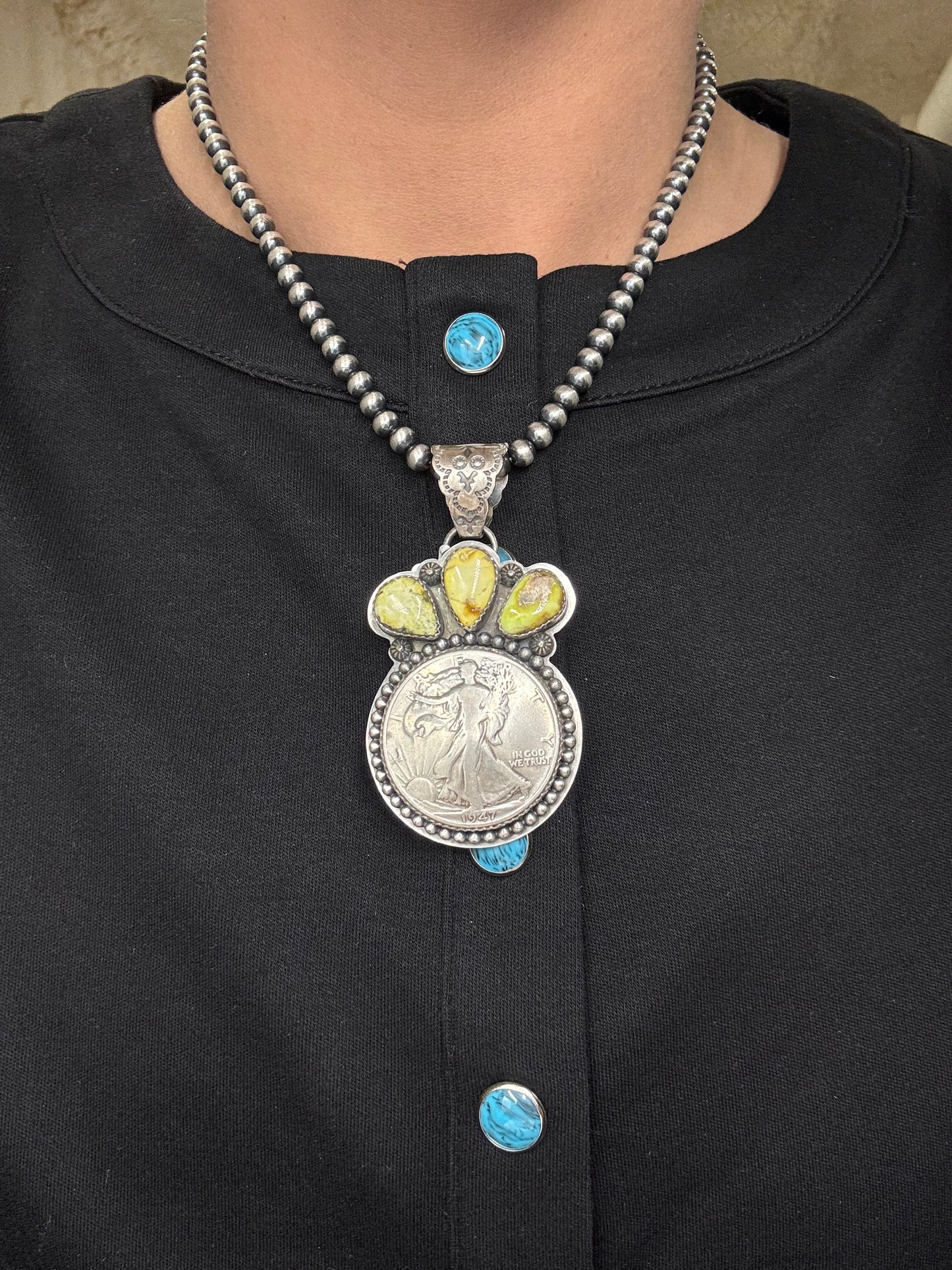 Palomino Cluster Liberty Pendant