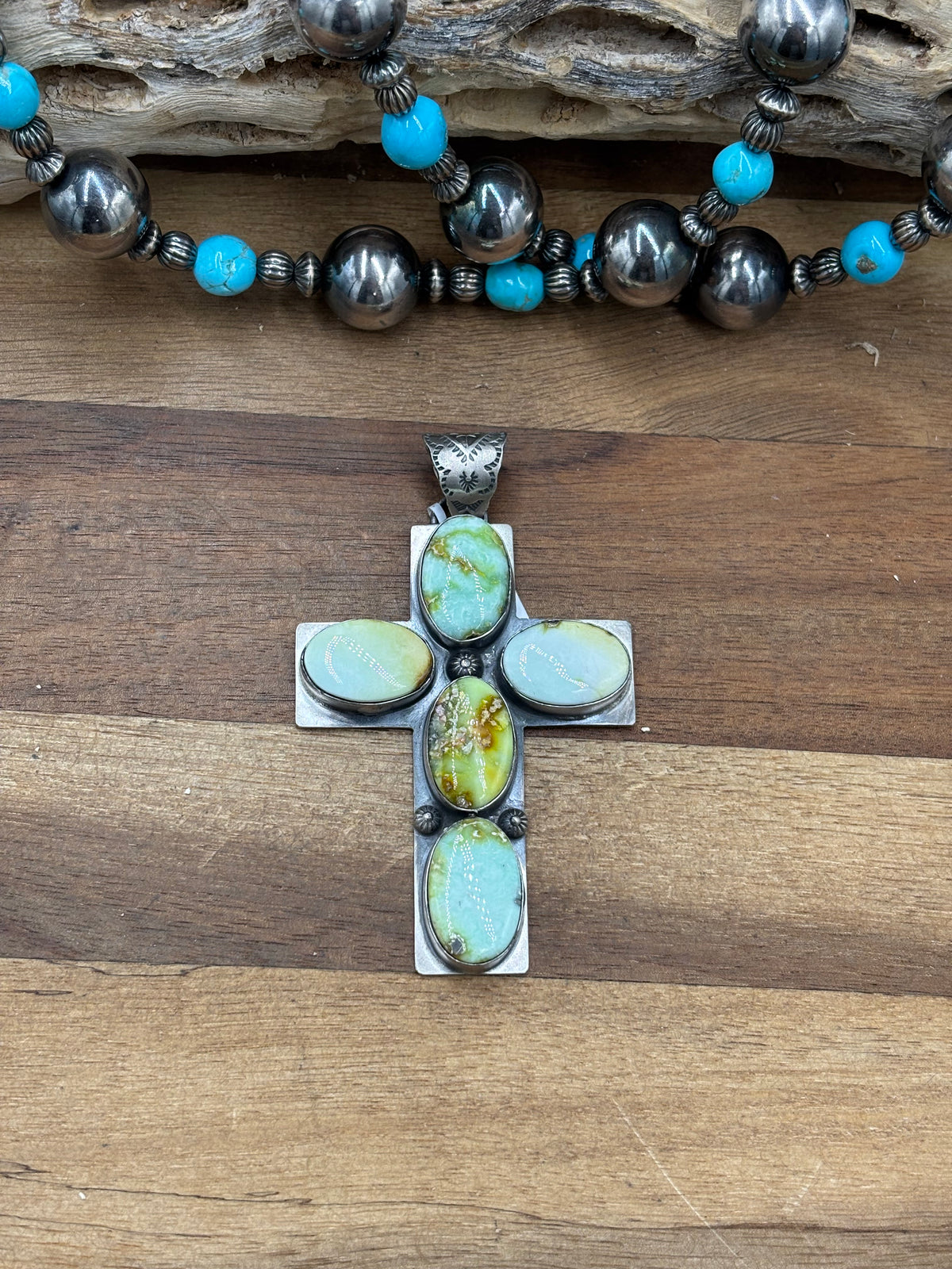 Palomino #1012-7 Cross Pendant by Gilbert Platero