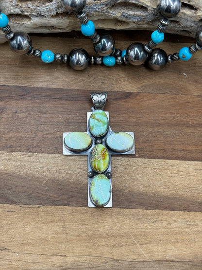 Palomino #1012-7 Cross Pendant by Gilbert Platero