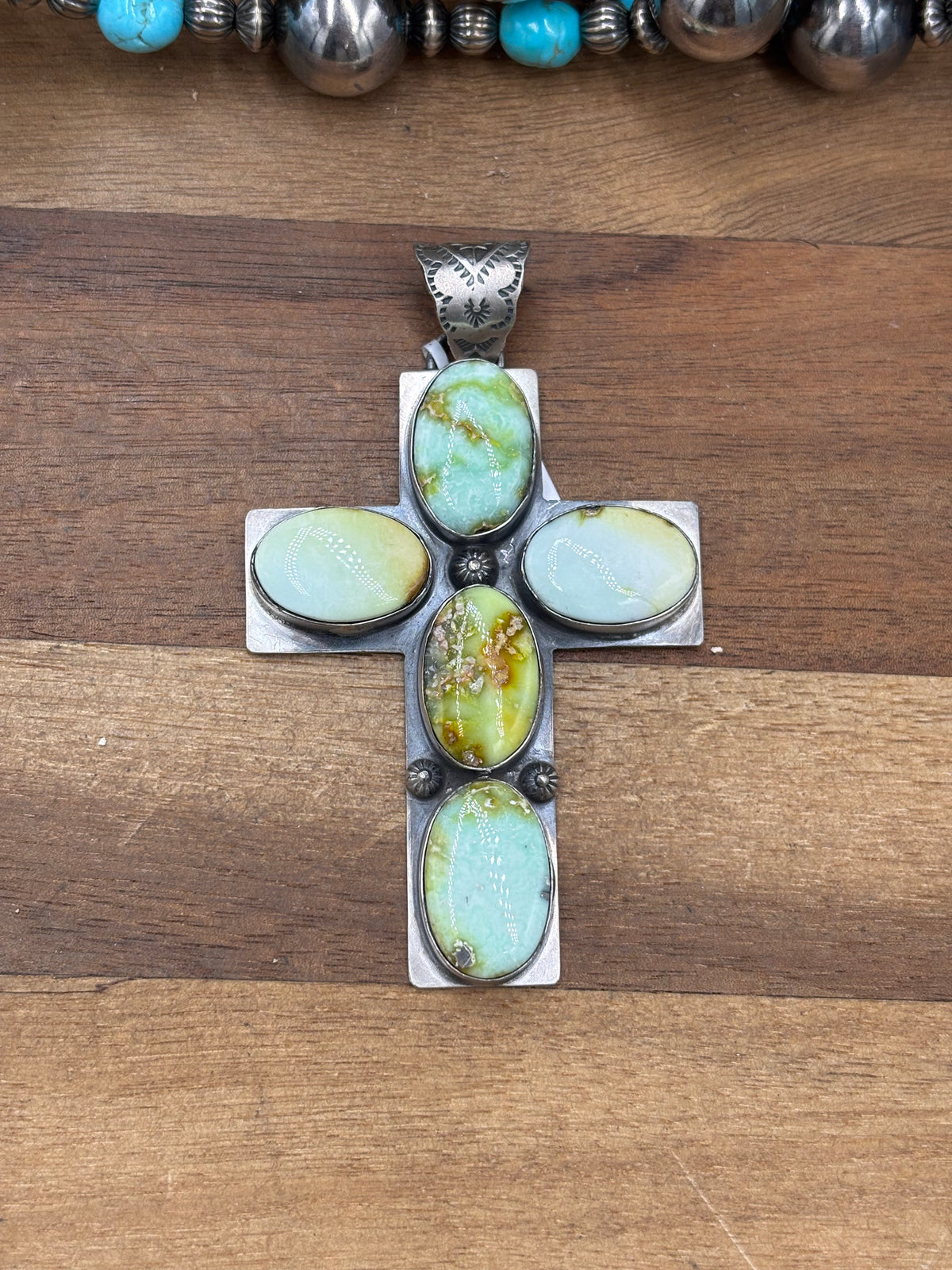 Palomino #1012-7 Cross Pendant by Gilbert Platero