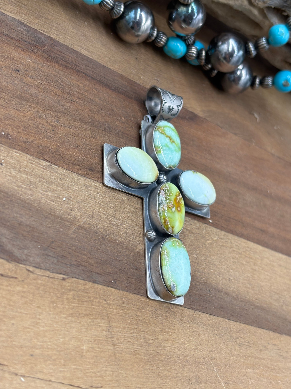 Palomino #1012-7 Cross Pendant by Gilbert Platero