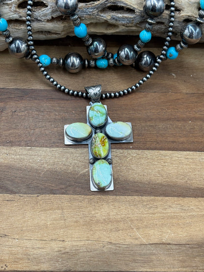 Palomino #1012-7 Cross Pendant by Gilbert Platero