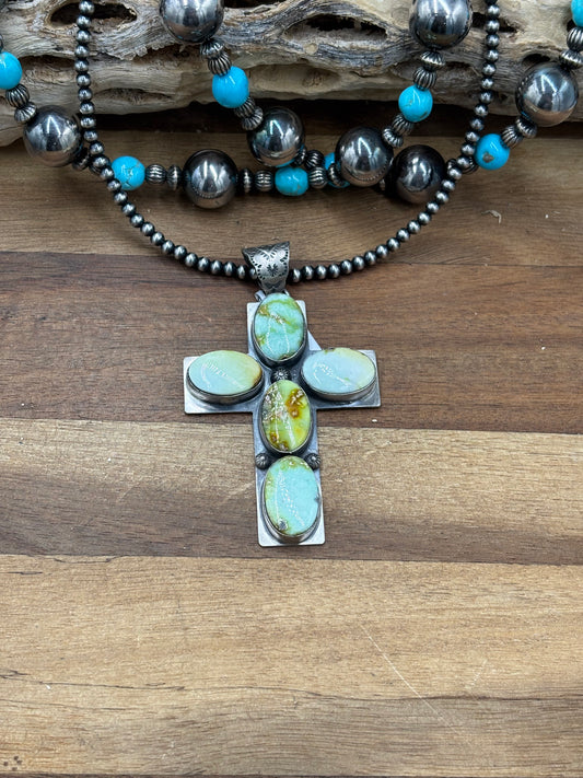 Palomino #1012-7 Cross Pendant by Gilbert Platero