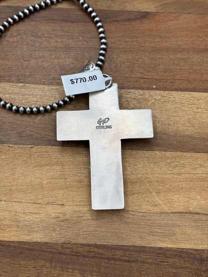 Palomino #1012-7 Cross Pendant by Gilbert Platero
