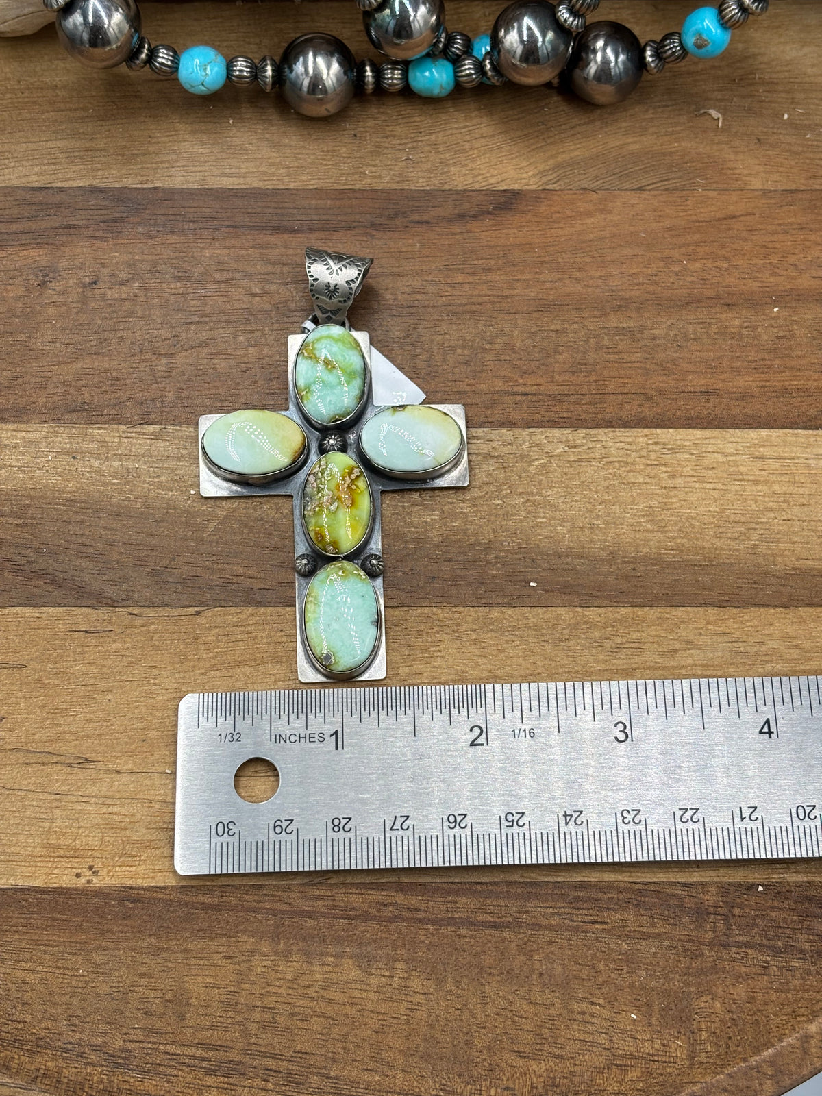 Palomino #1012-7 Cross Pendant by Gilbert Platero