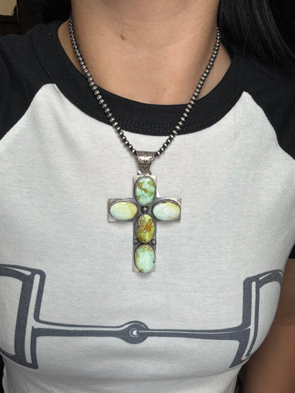 Palomino #1012-7 Cross Pendant by Gilbert Platero