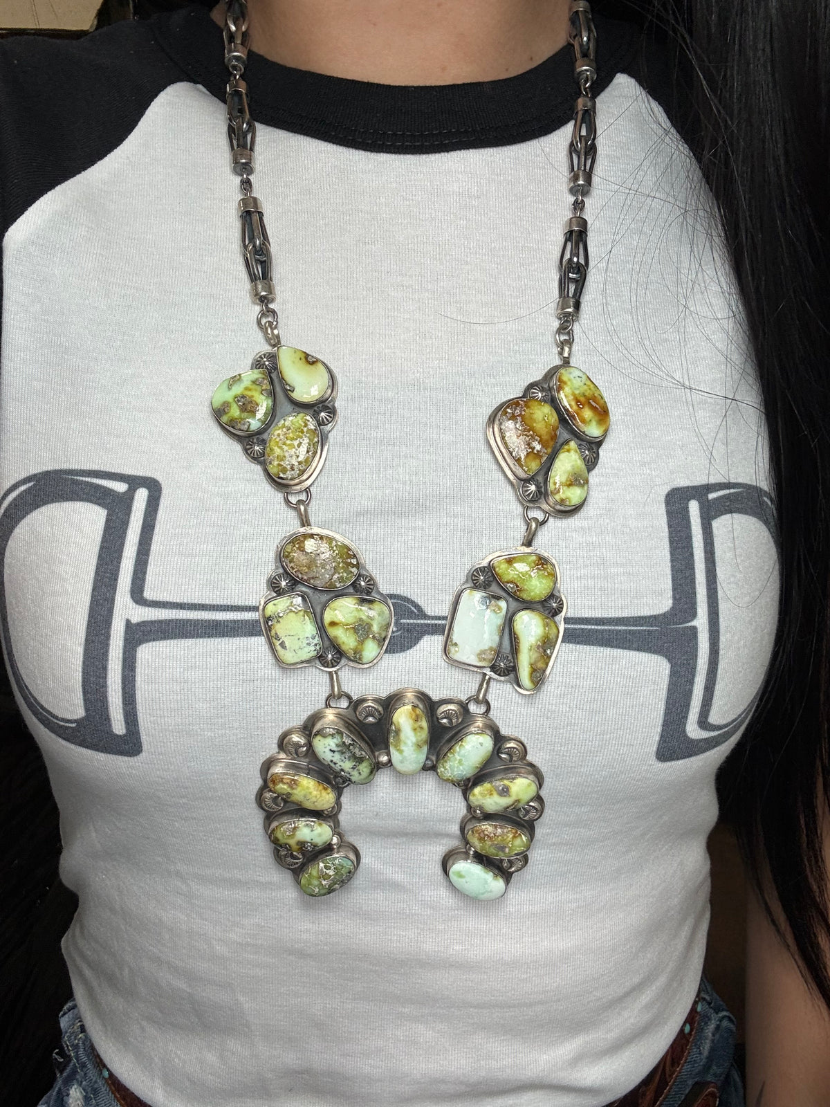 Palomino #1012-4 Squash Statement Necklace by Gabriel Jurardo