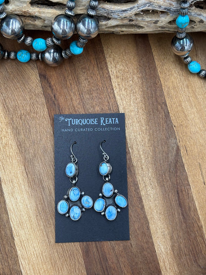 Golden Hills Earrings #8 by Ella Peters, Navajo