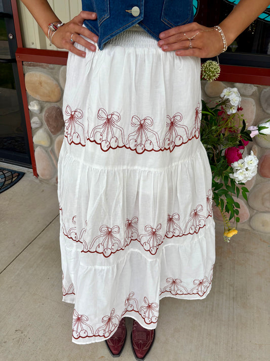 The Cherry Cordial Skirt