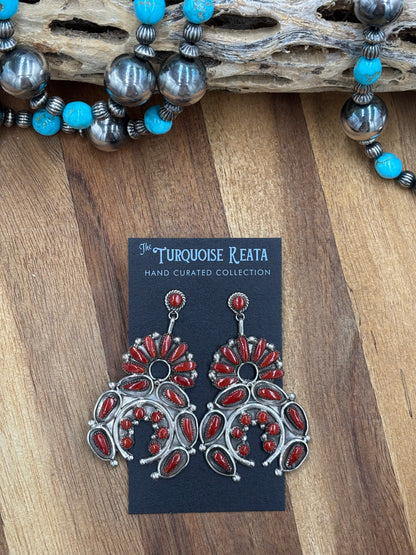 Coral Earrings