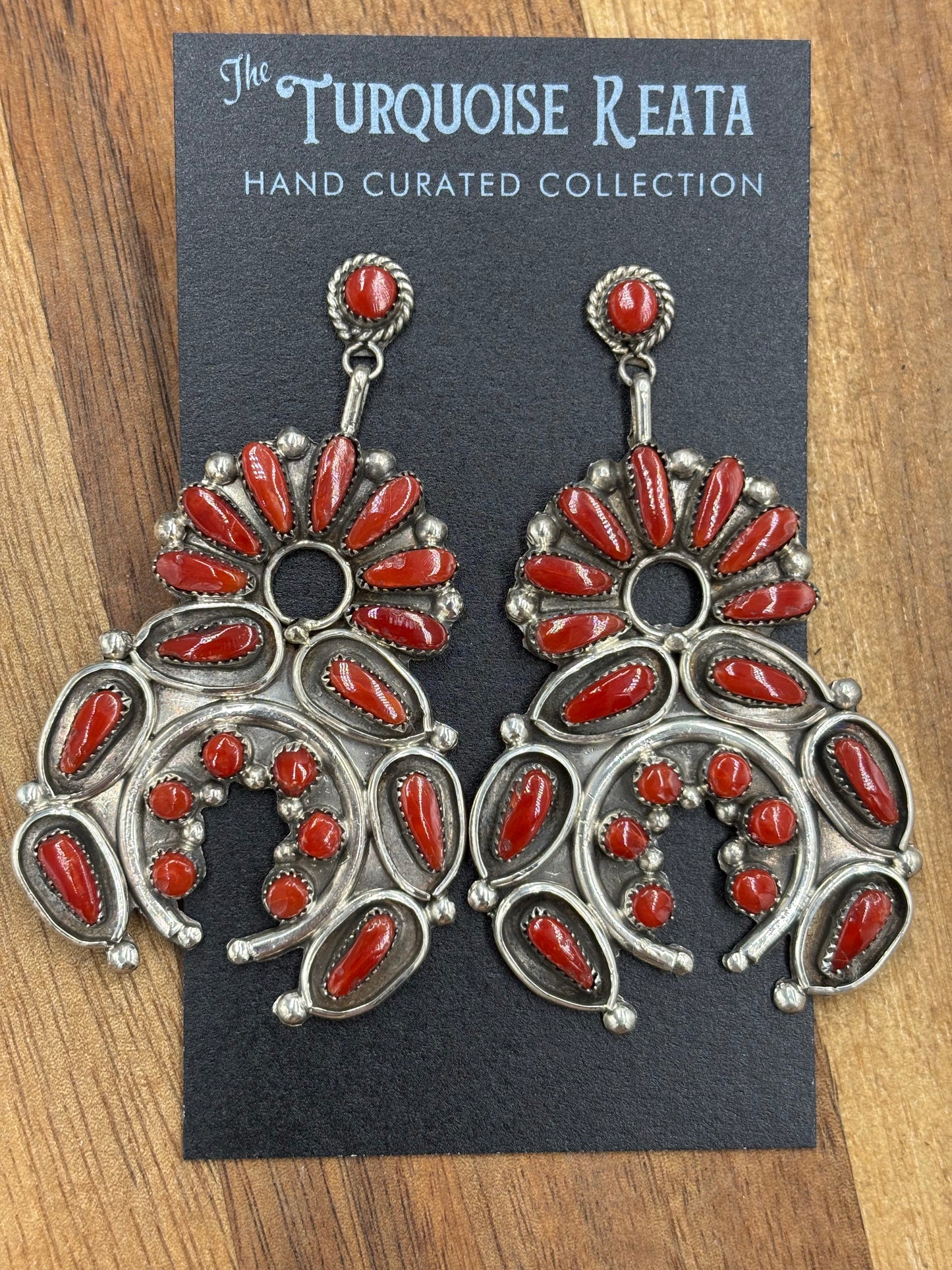 Coral Earrings
