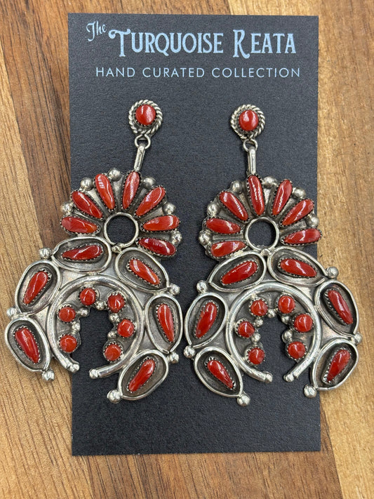 Coral Earrings