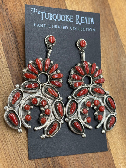 Coral Earrings