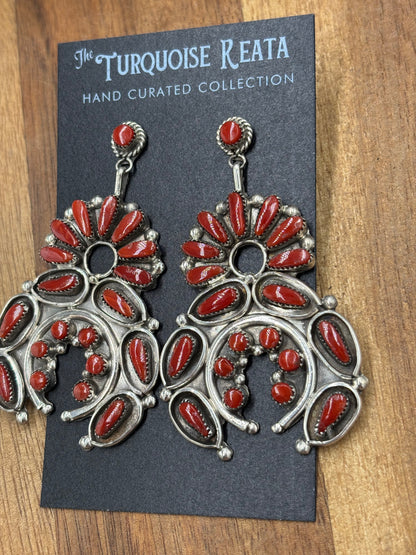 Coral Earrings