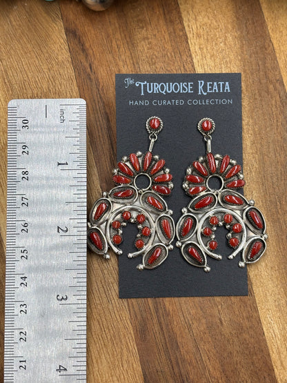 Coral Earrings