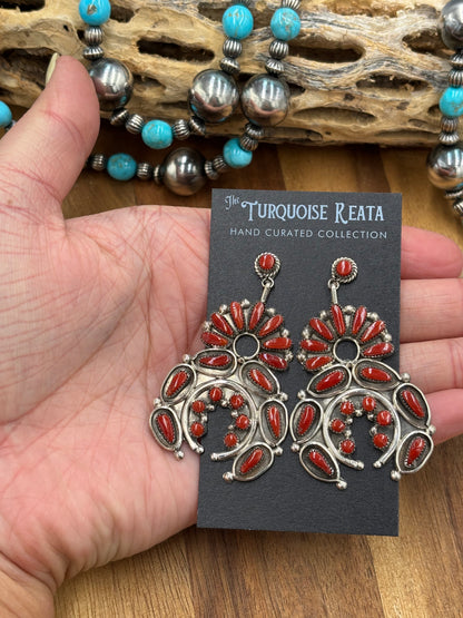 Coral Earrings