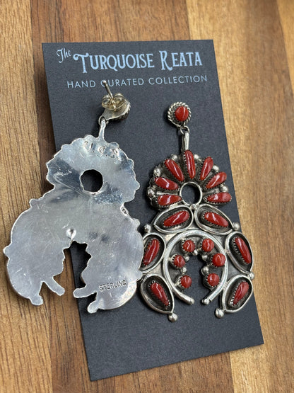Coral Earrings