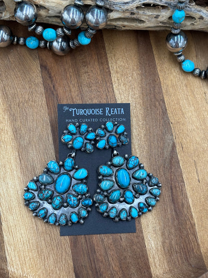 Egyptian Prince Turquoise Earrings
