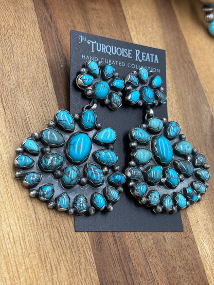 Egyptian Prince Turquoise Earrings