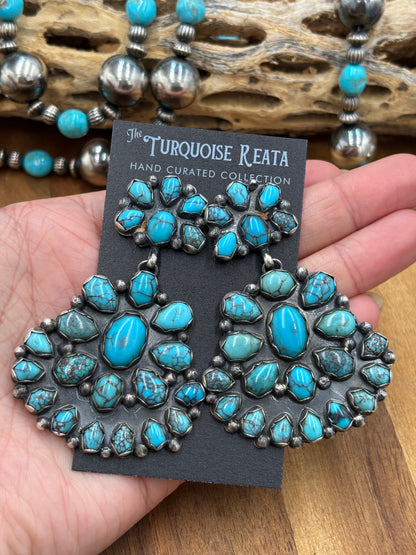 Egyptian Prince Turquoise Earrings