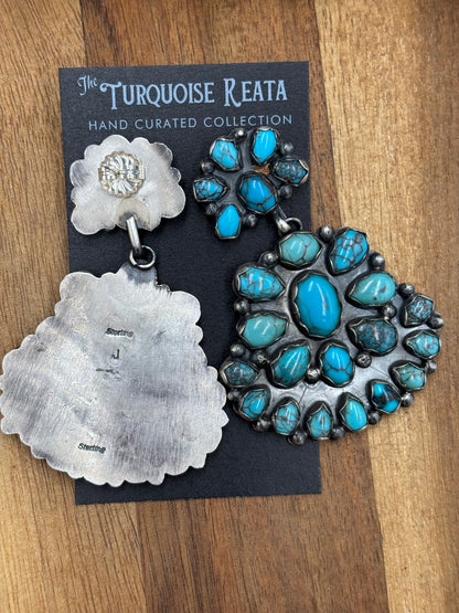 Egyptian Prince Turquoise Earrings