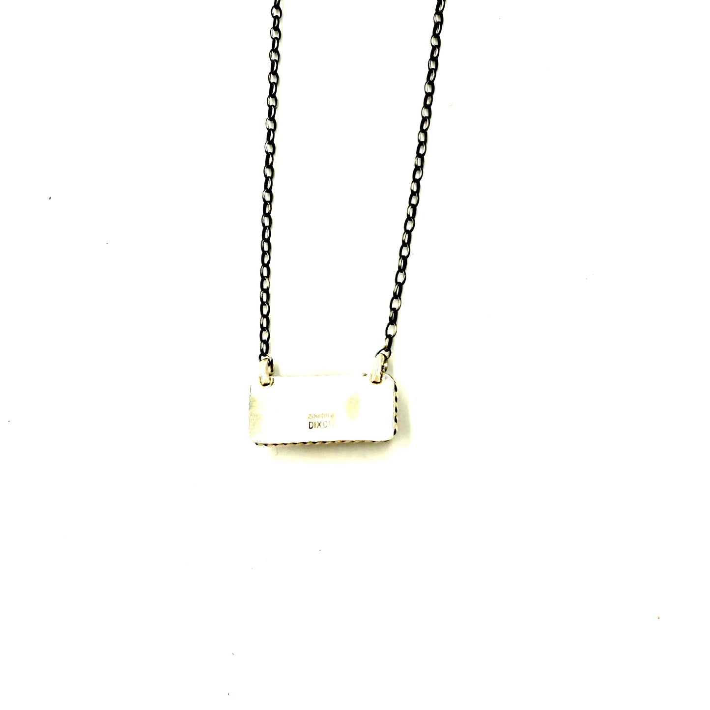 16" Pink Dahlia Bar necklace by Johnny Dixon, Navajo