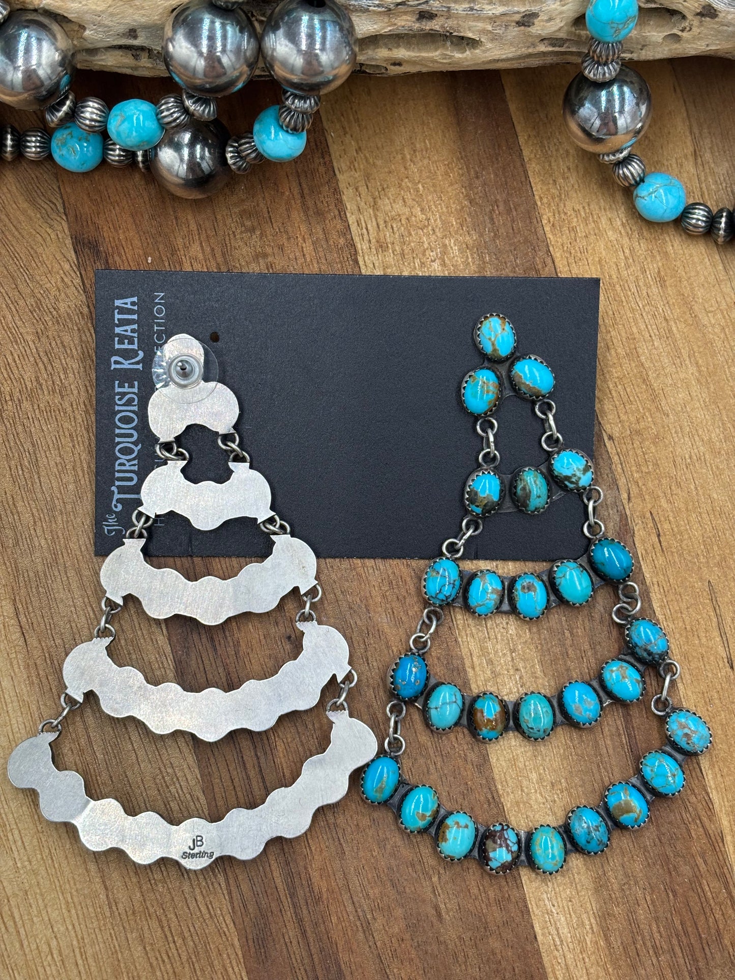 Turquoise Chandelier Earrings