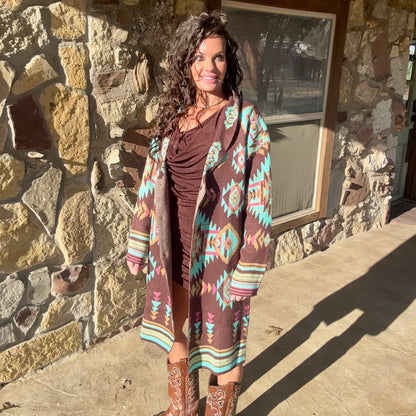 Painted Desert Duster Cardigan