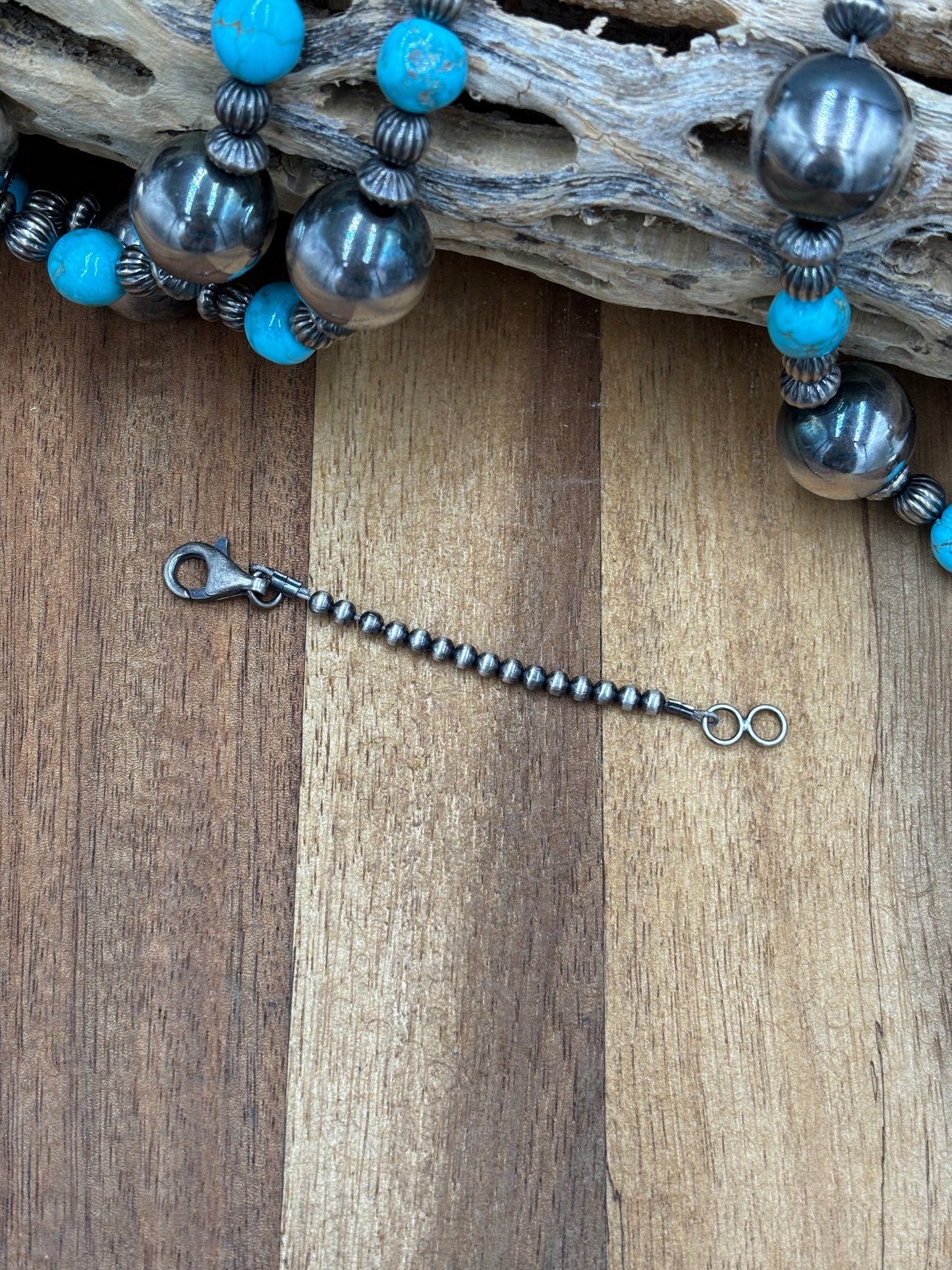 3mm 3" Sterling Silver Pearl Extender