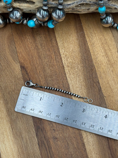 3mm 3" Sterling Silver Pearl Extender
