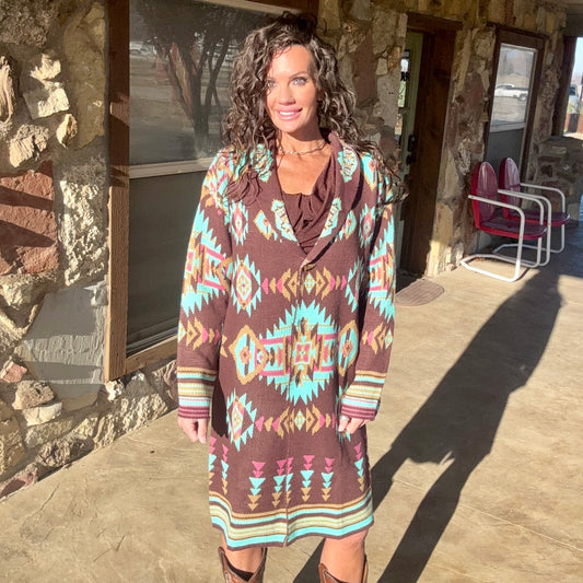 Painted Desert Duster Cardigan