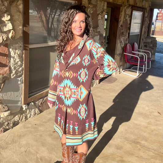 Painted Desert Duster Cardigan