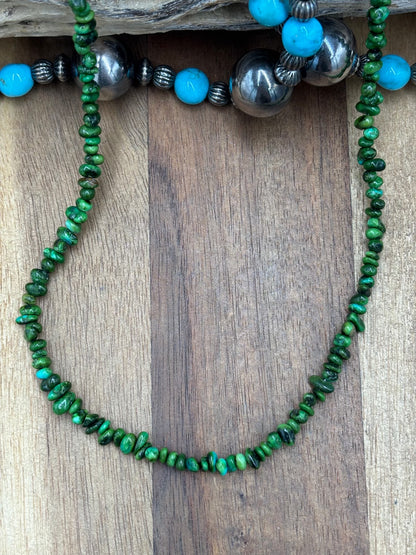 Green Turquoise #1022-8 Necklace