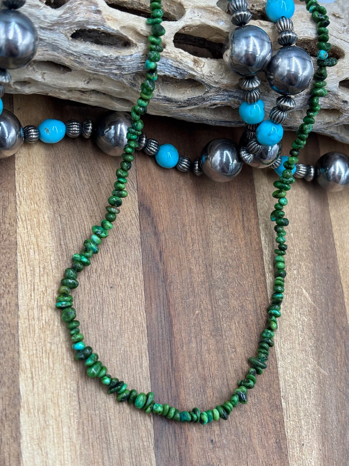 Green Turquoise #1022-8 Necklace