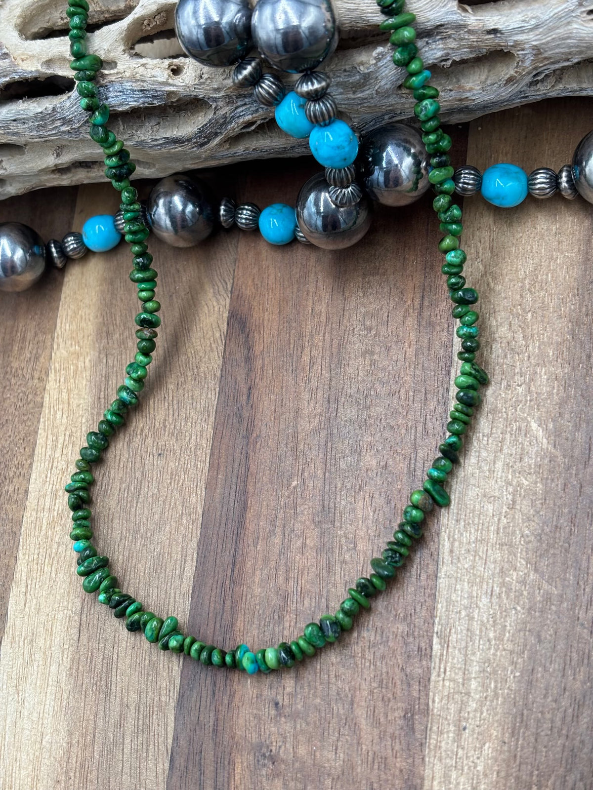 Green Turquoise #1022-8 Necklace