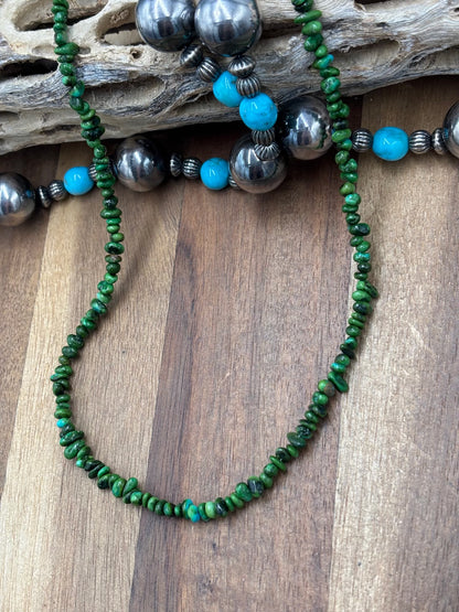 Green Turquoise #1022-8 Necklace